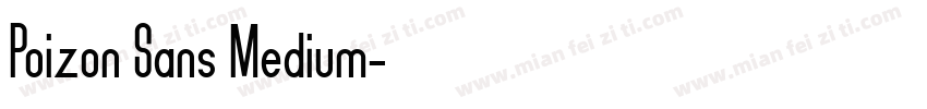 Poizon Sans Medium字体转换